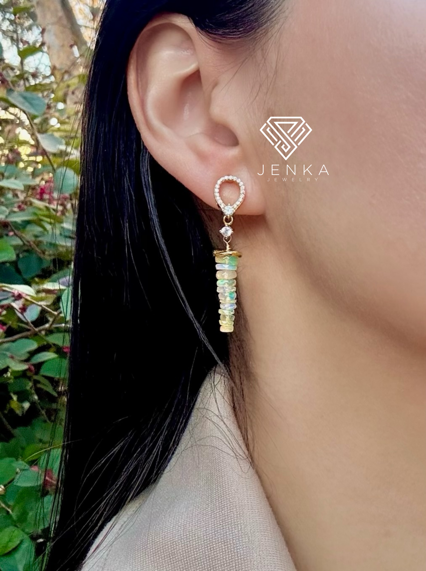 Opal Earrings