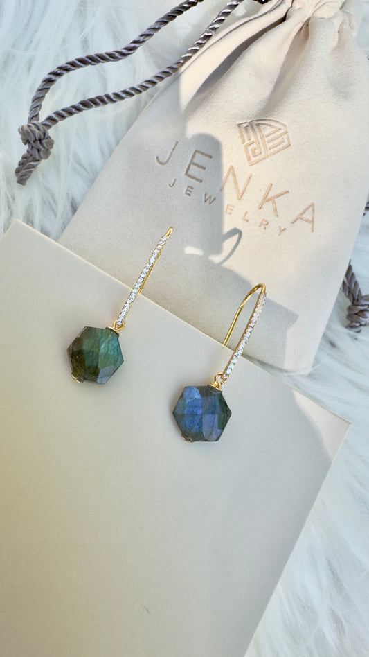 Labradorite Earrings