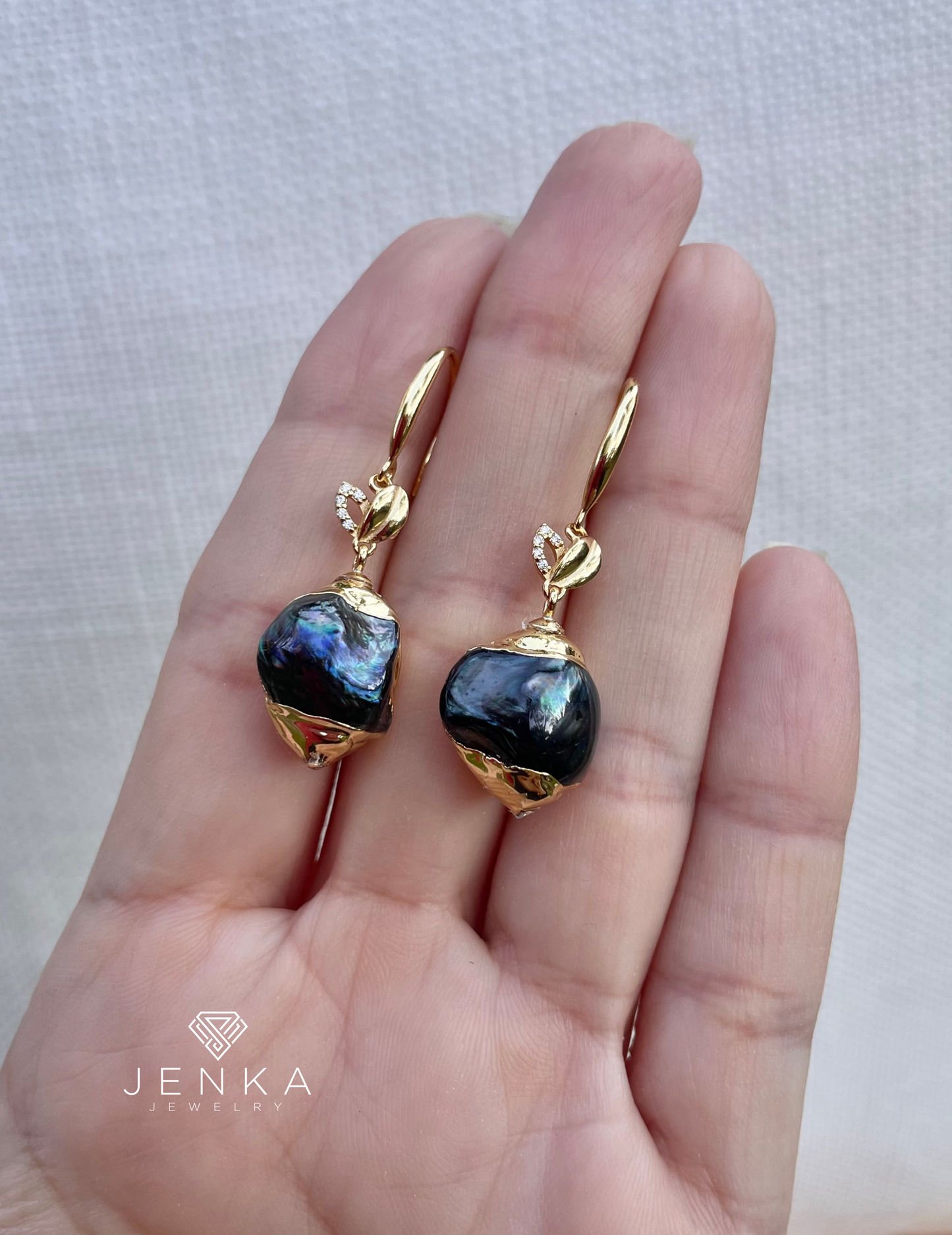 Peacock Baroque Earrings