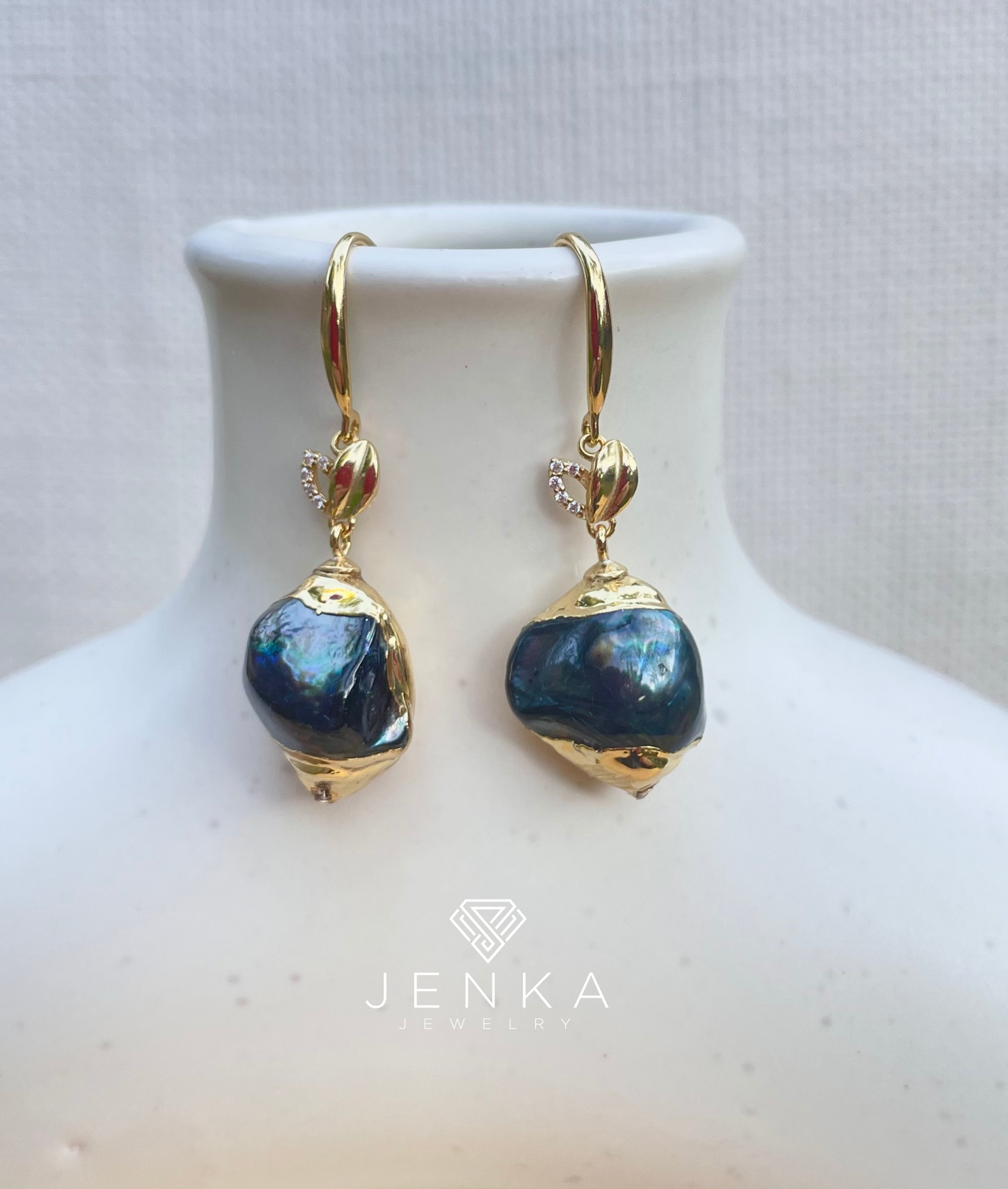 Peacock Baroque Earrings