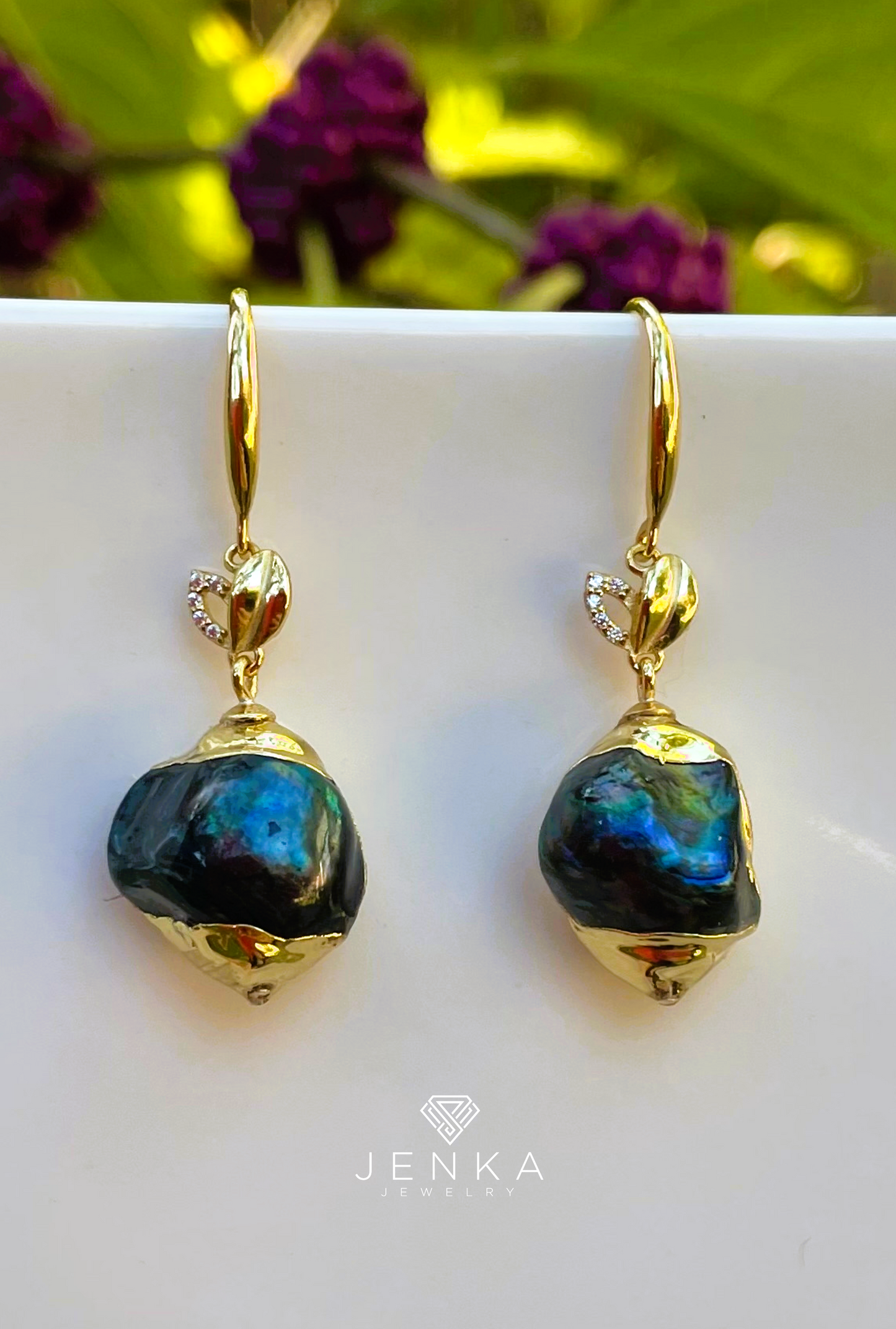 Peacock Baroque Earrings