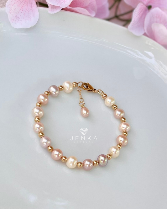 Multicolor Pearl Bracelet