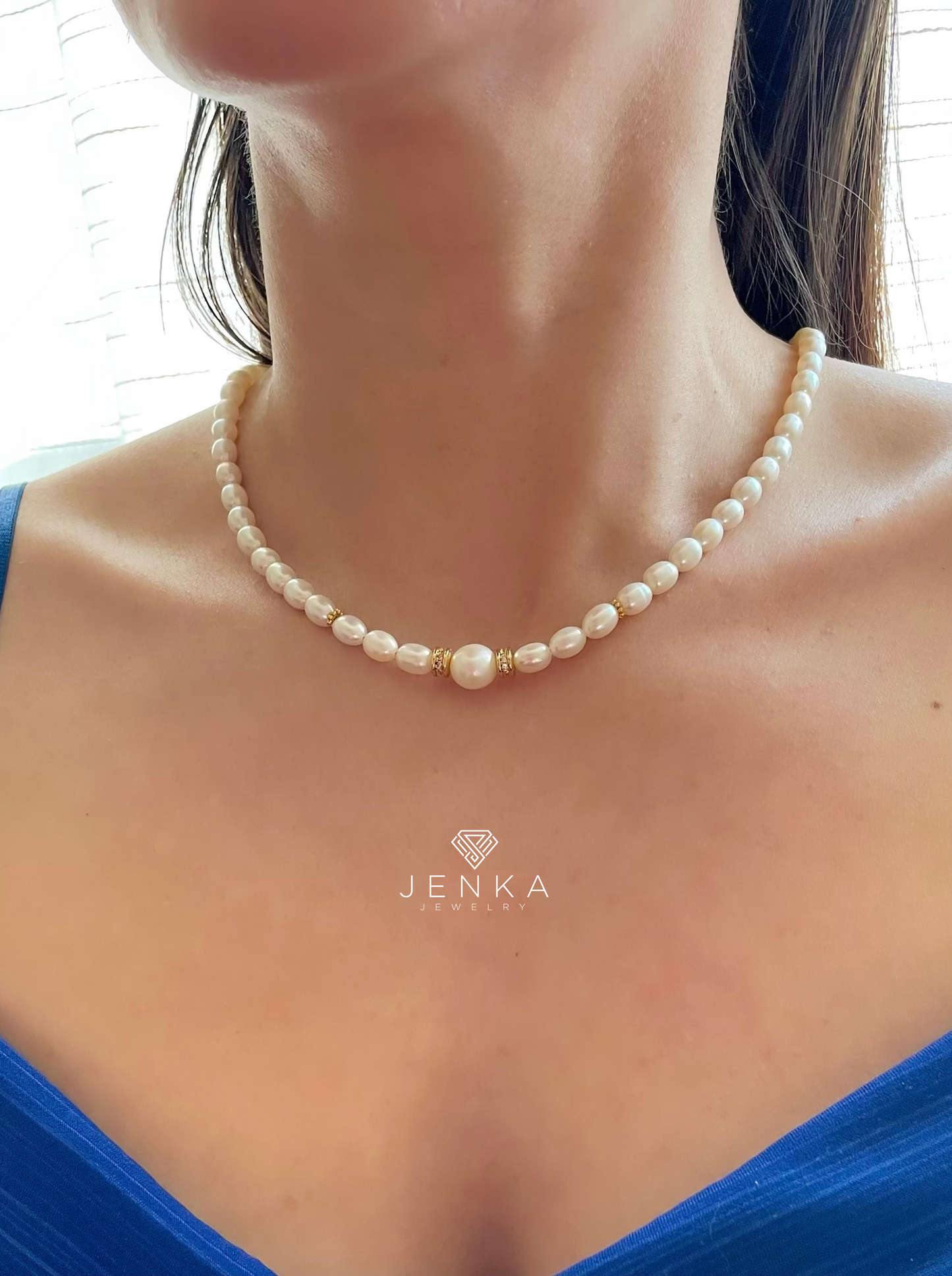 Triple Pearl Necklace