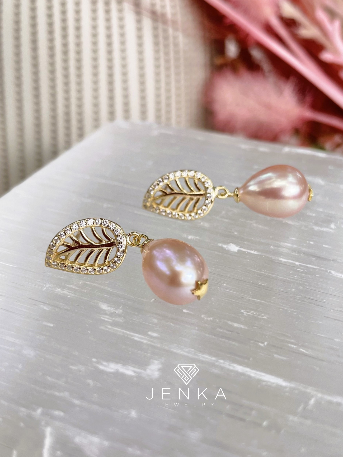 Drop Pearl Earrings