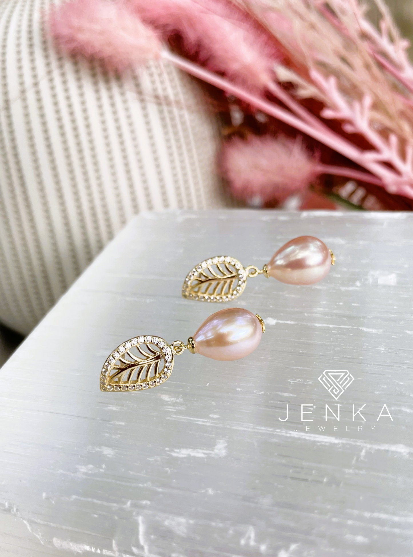 Drop Pearl Earrings