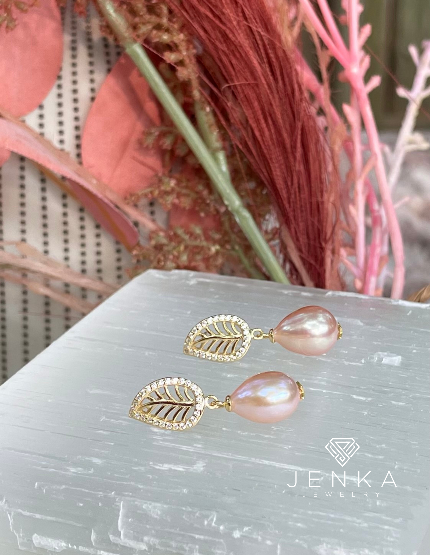 Drop Pearl Earrings