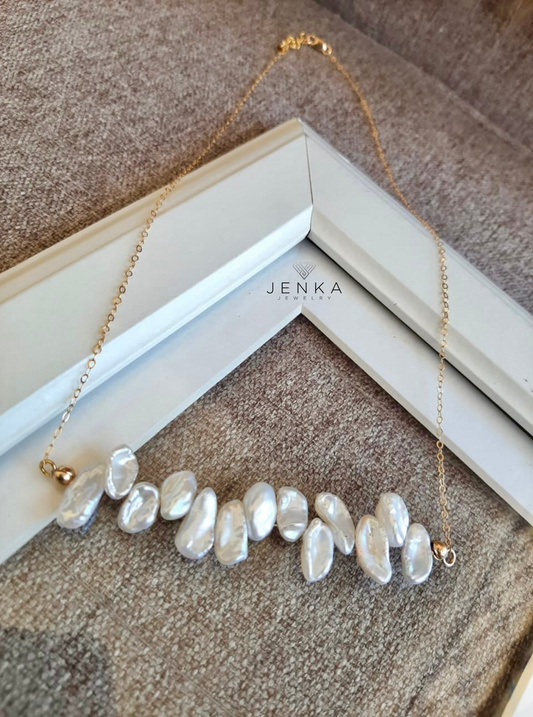 Keshi Pearl Necklace