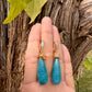 Blue Agate Earrings