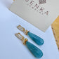 Blue Agate Earrings