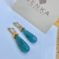 Blue Agate Earrings