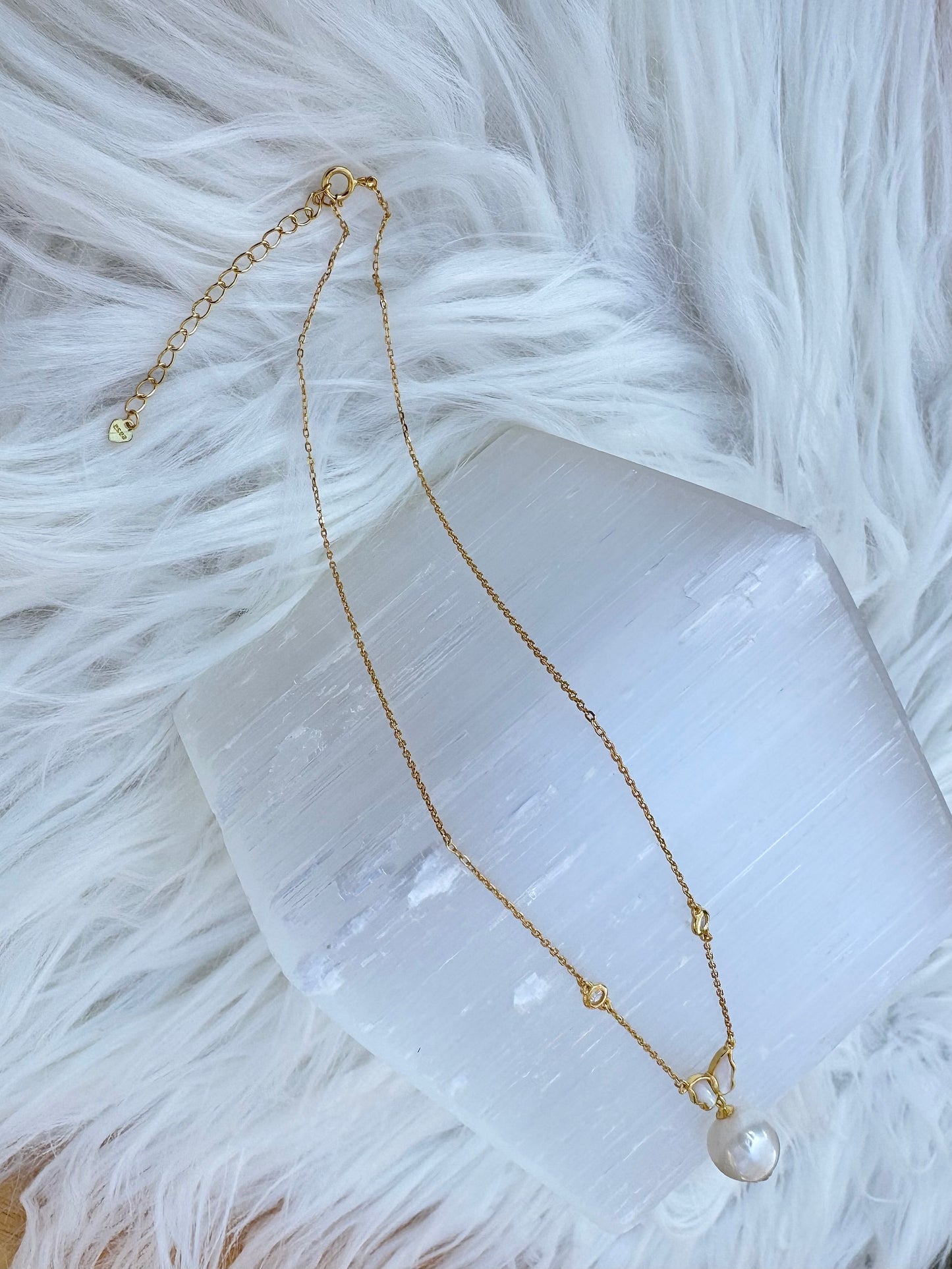 Butterfly Pearl Necklace