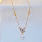 Butterfly Pearl Necklace