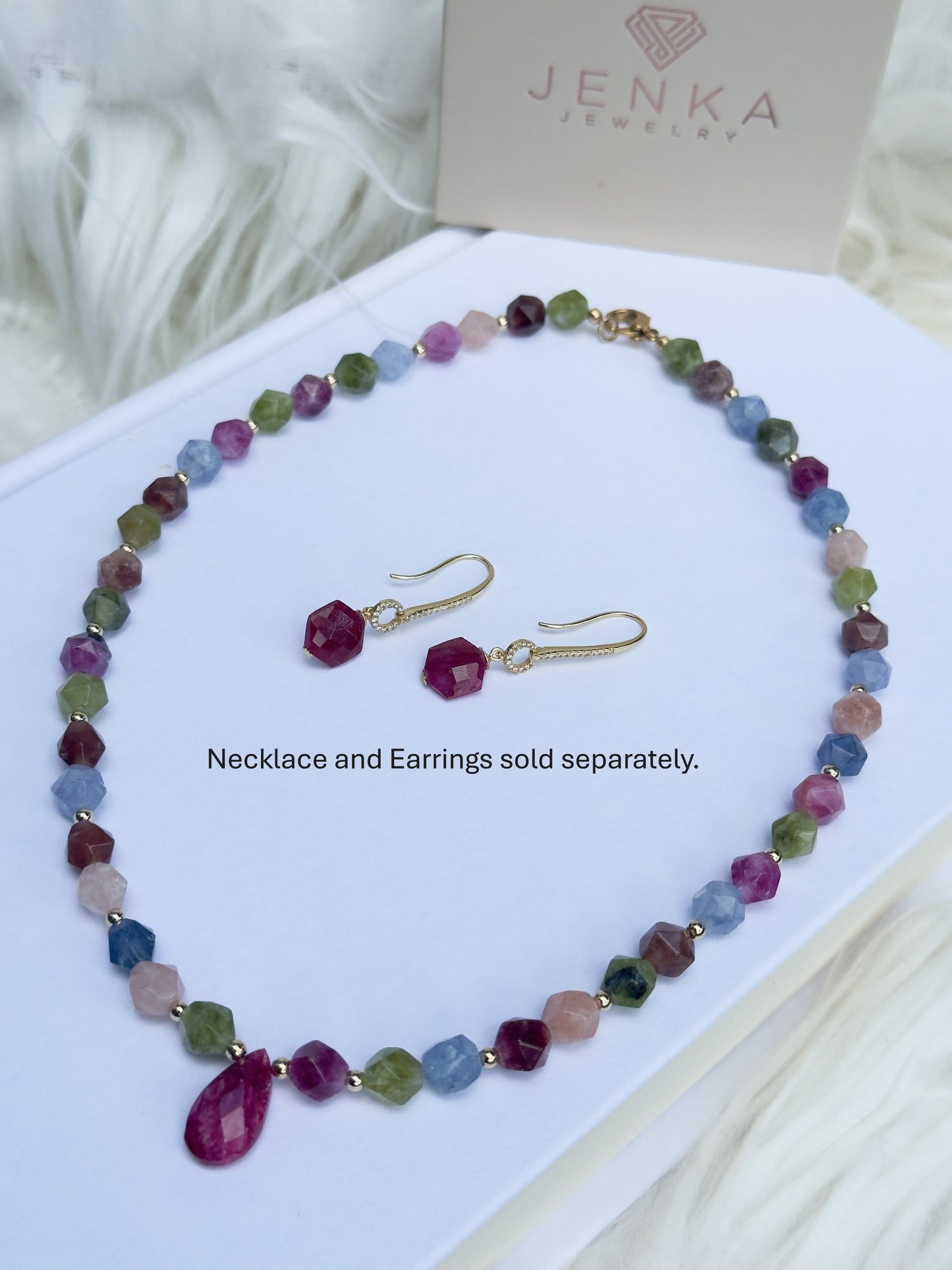 Ruby & Agate Necklace