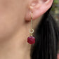 Ruby Gold Earrings