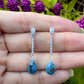 Turquoise Silver Earrings