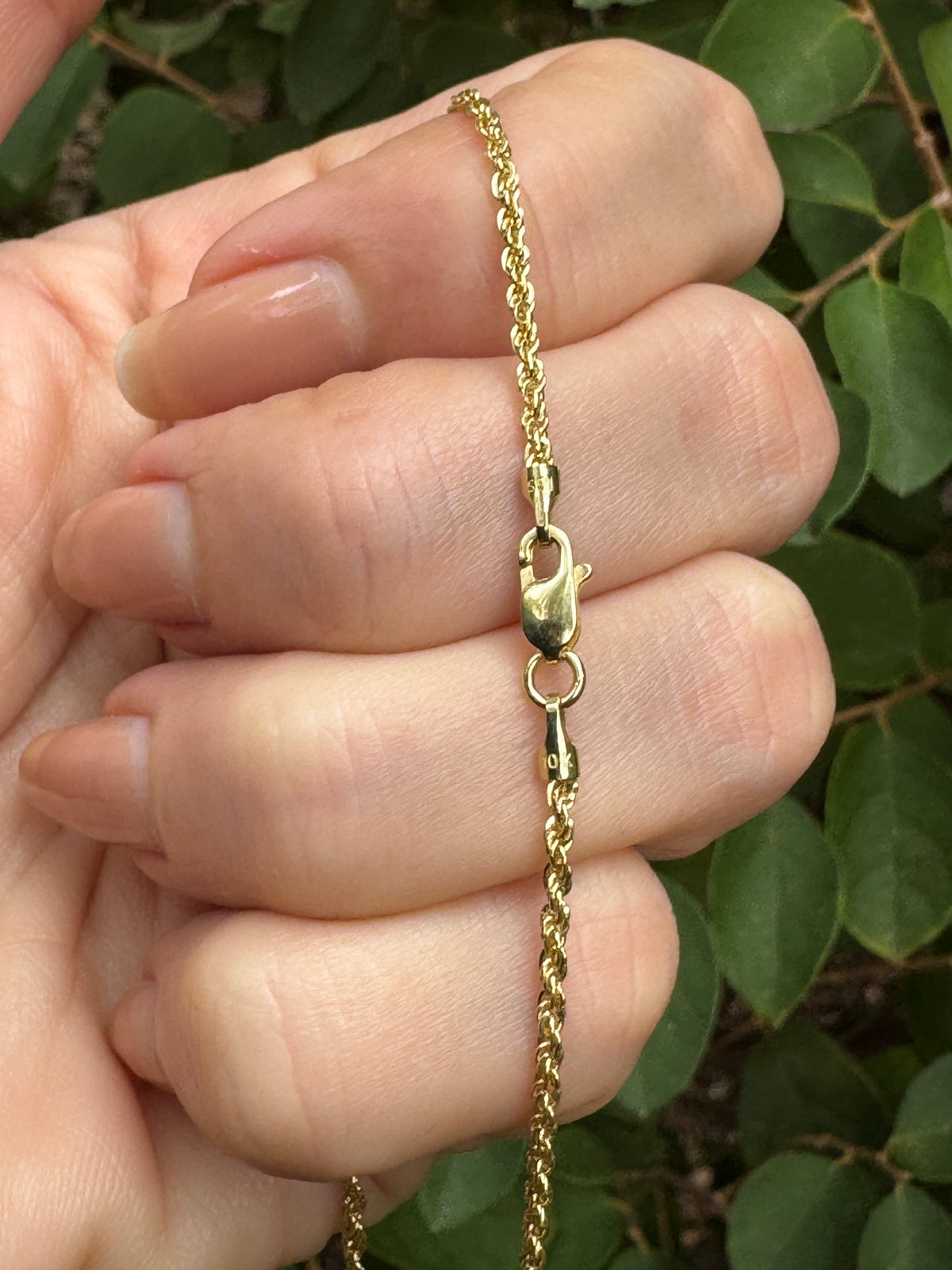 Flower Quartz 10k Gold Necklace