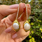 Electroplated Pearl Earrings