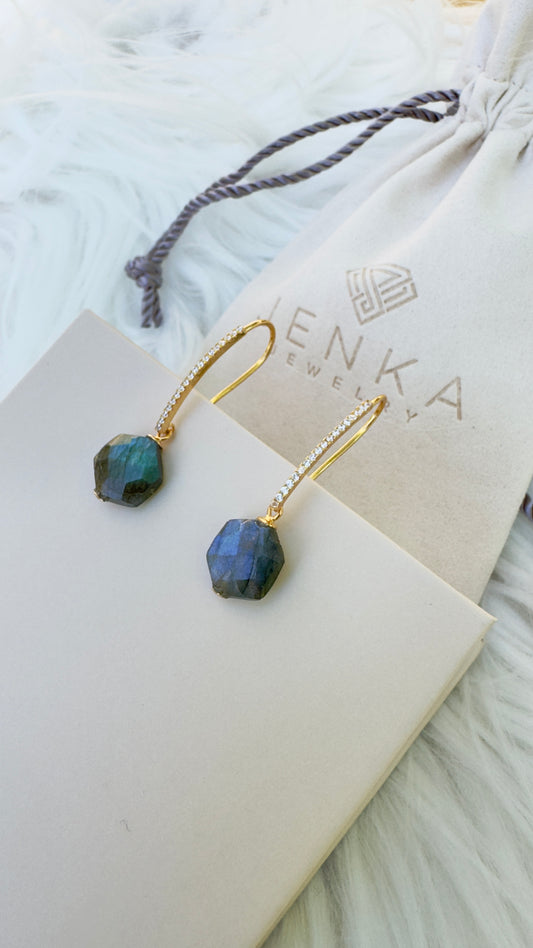Labradorite Earrings