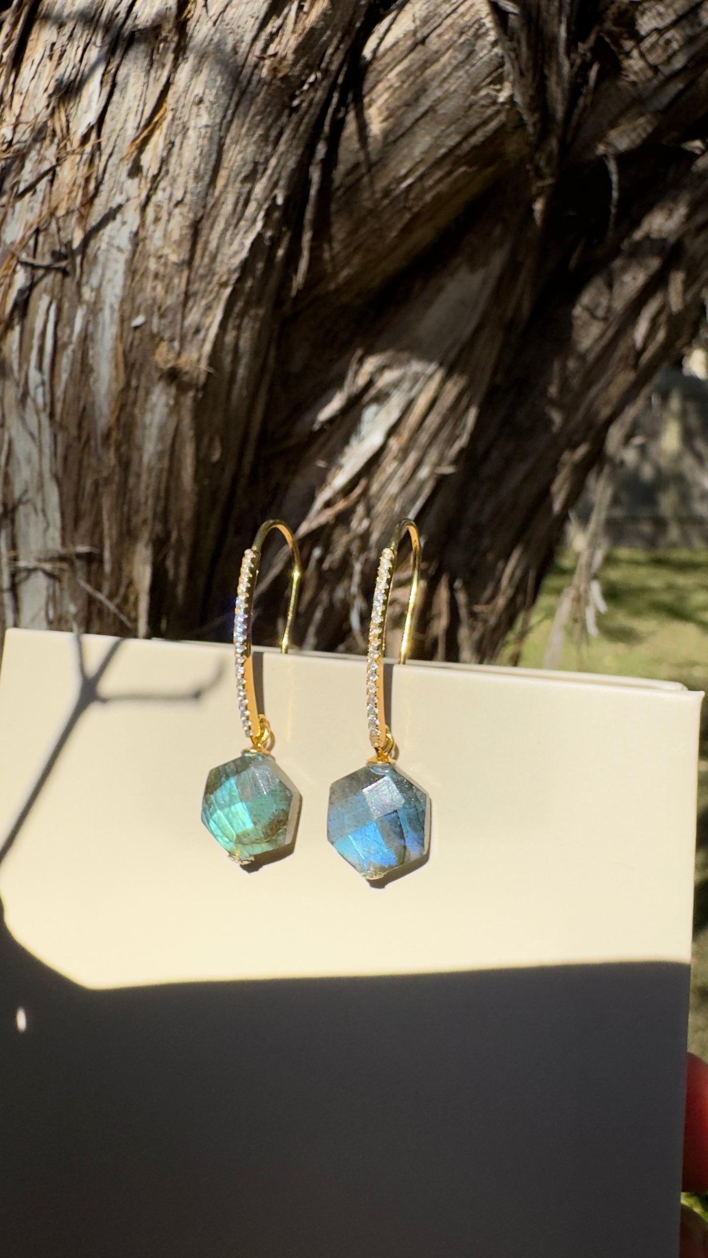 Labradorite Earrings