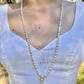 Oval Pearl Necklace with Peacock Baroque Pendant