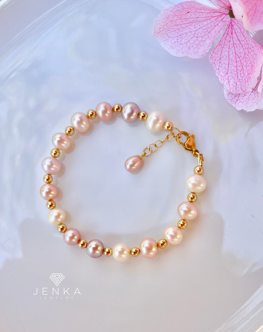 Multicolor Pearl Bracelet