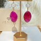 Ruby & Moonstone Earrings