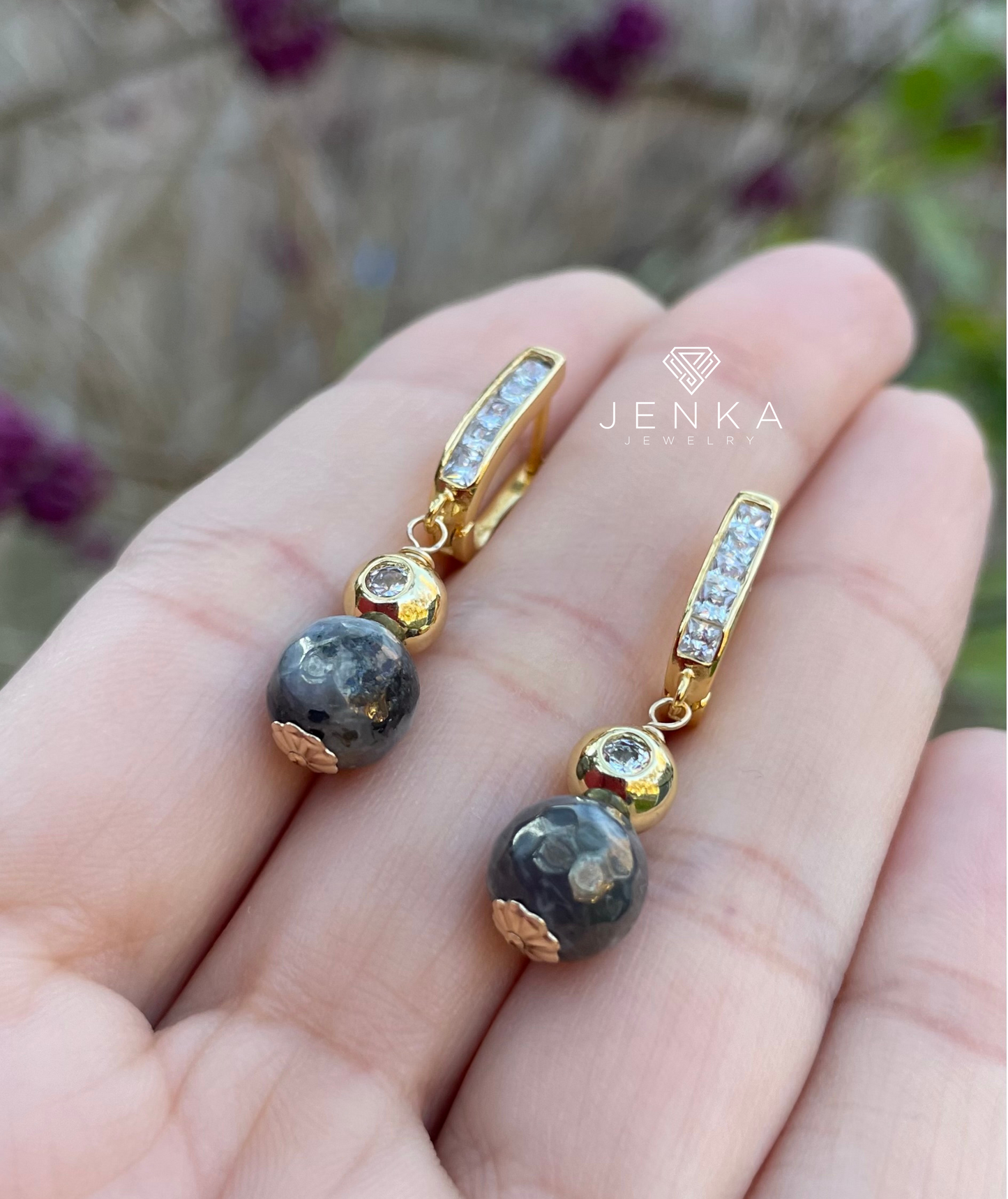 Labradorite and Agate Set