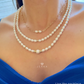 Triple Pearl Necklace