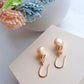 Champagne Baroque Pearl Earrings