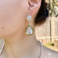 Mother of Pearl Leaf Earrings