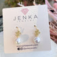 Pearl & Flower Earrings