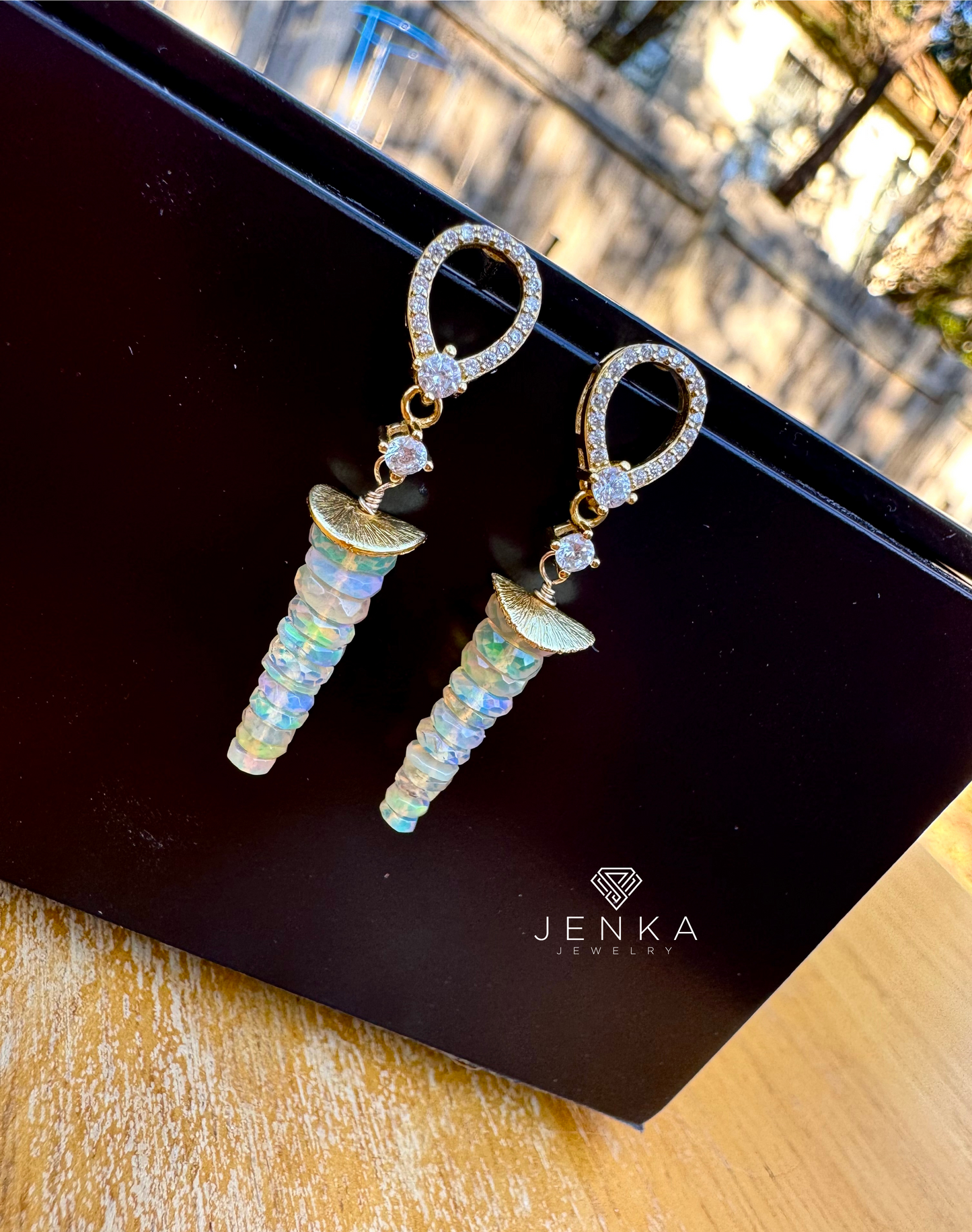 Opal Earrings