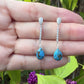 Turquoise Silver Earrings