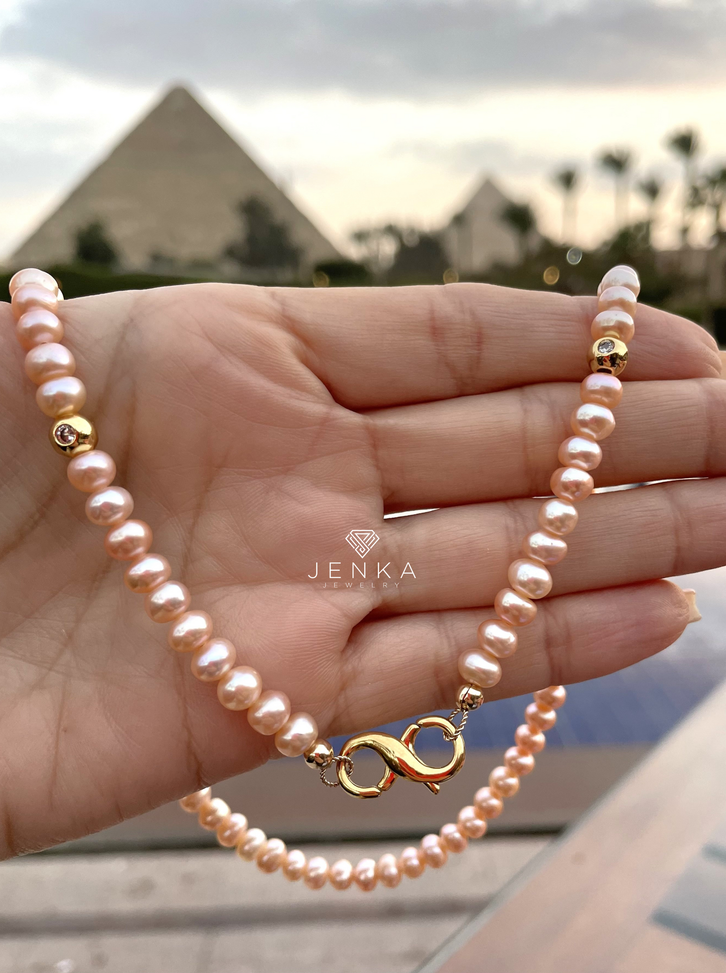 Infinite Pearl Necklace