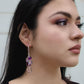 Amethyst Rain Earrings