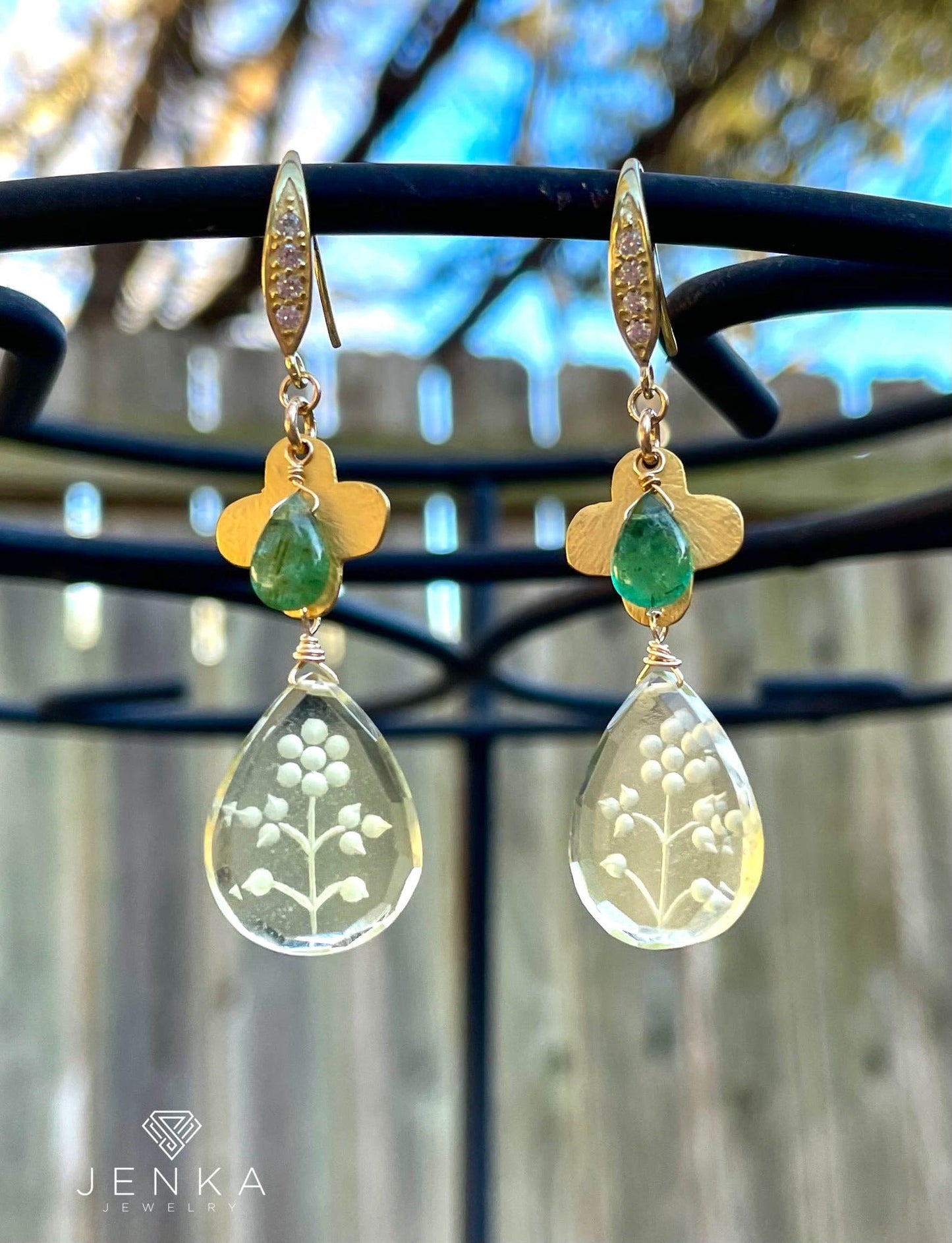 Lemon Quartz Earrings