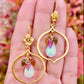Opal and Tourmaline Earrings
