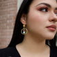 Opal and Tourmaline Earrings
