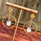Opal and Tourmaline Earrings