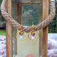 Opal and Tourmaline Earrings