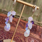 Baroque Pearls & Gemstone Garden Earrings