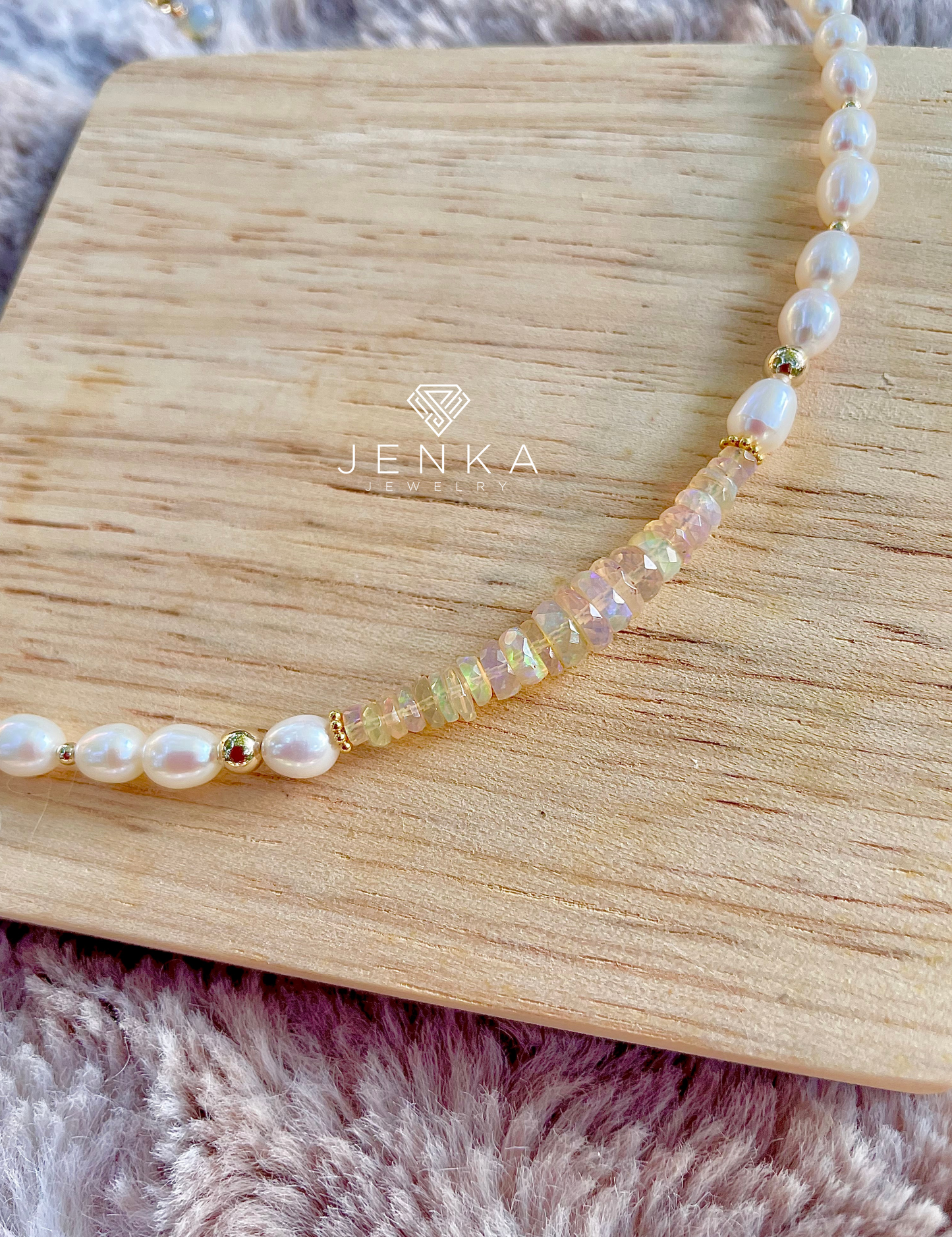 Opal & Pearl Necklace