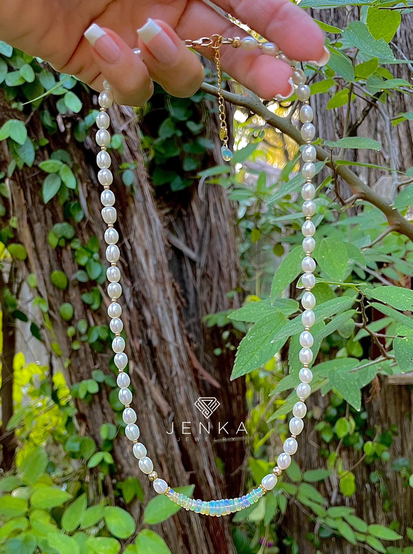 Opal & Pearl Necklace