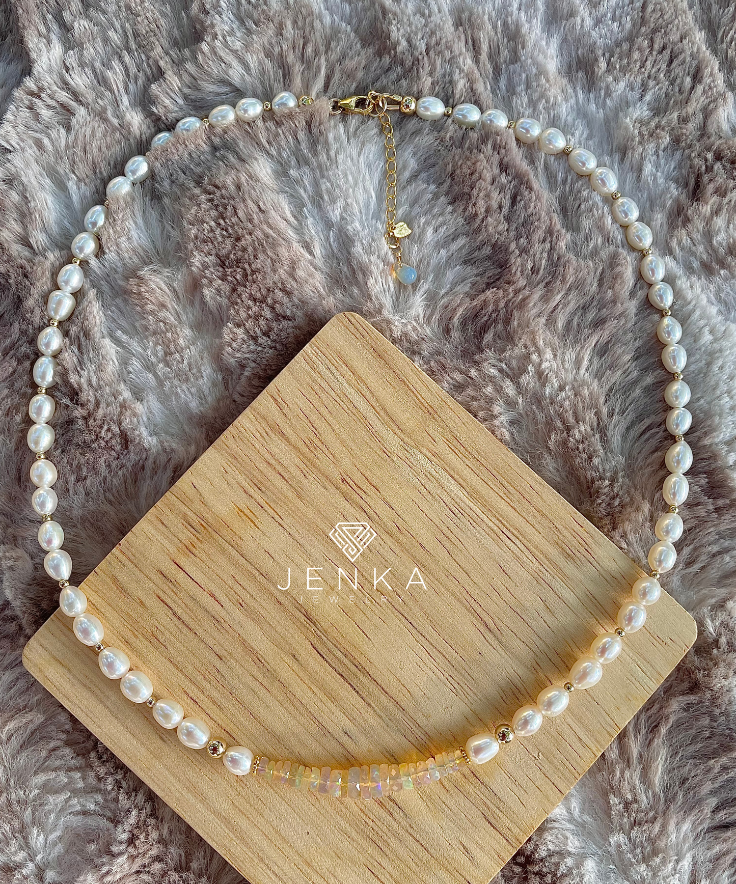 Opal & Pearl Necklace