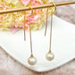 White Pearl Earrings