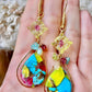 Copper Turquoise Earrings