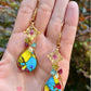 Copper Turquoise Earrings