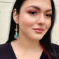 Copper Turquoise Earrings