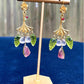 Watermelon Tourmaline Earrings